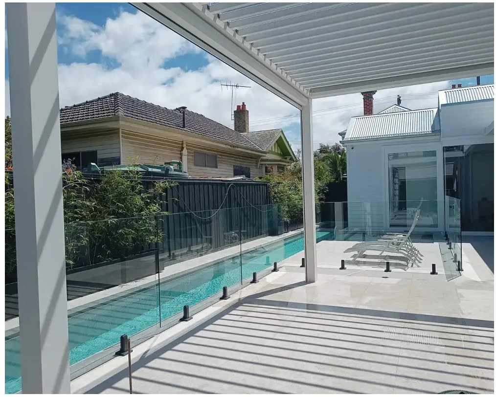 Designer Frameless Pool Glass 12mm Thick Toughened Glass 5