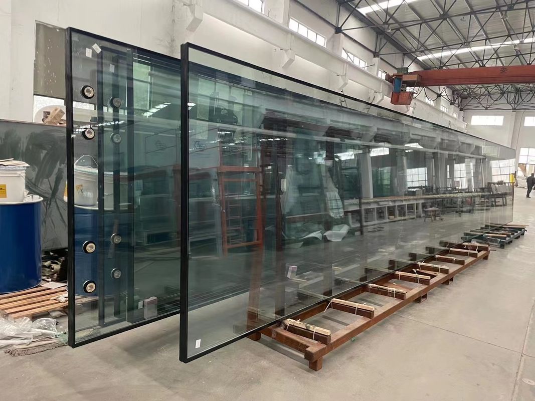 Low-E Insulated Float Glass 6+12A+6 Ultra Clear Float Glass High Transmittance