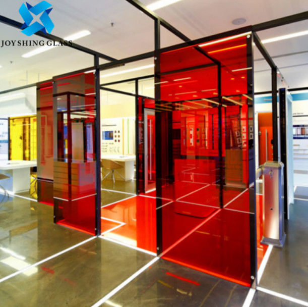 Insulating Reflective Colored Laminated Glass For Houses / Shops