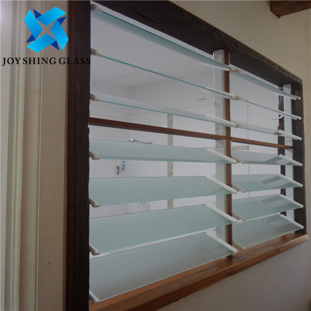 Colored Louver Glass 4mm 5mm 6mm 8mm Thickness Tinted Glass Sheet