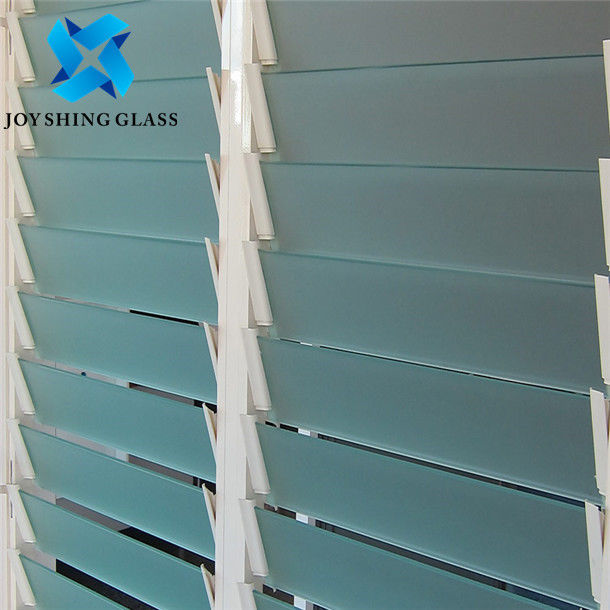 Colored Louver Glass 4mm 5mm 6mm 8mm Thickness Tinted Glass Sheet