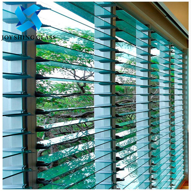 Louver Laminated Glass Sheet Custom Thickness Size Color Shape