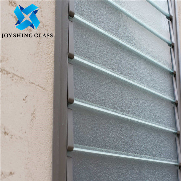 Louver Laminated Glass Sheet Custom Thickness Size Color Shape