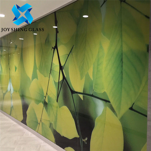 Decorative Wall Digital Ceramic Printing On Glass Customized Size