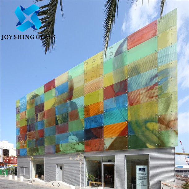 Decorative Wall Digital Ceramic Printing On Glass Customized Size