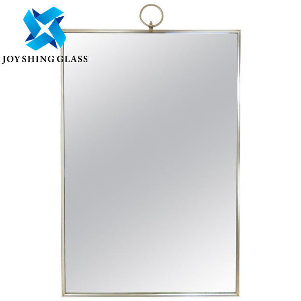 5mm Metal Framed Full Length Mirror , Rectangular Arch Free Standing Mirror For Living Room