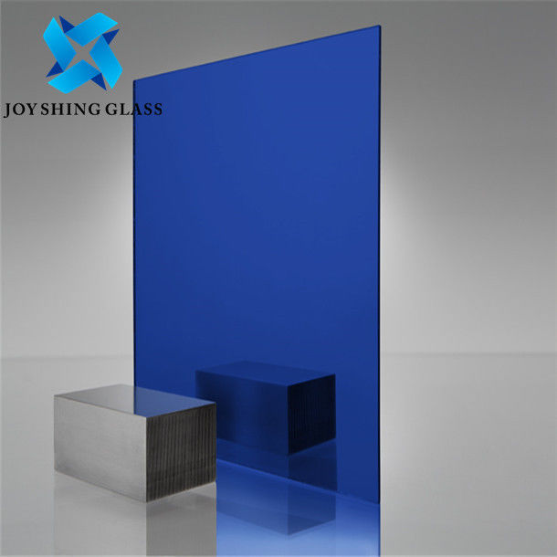 2mm 3mm 4mm Coloured Mirror Glass For Interior Decoration / Furniture