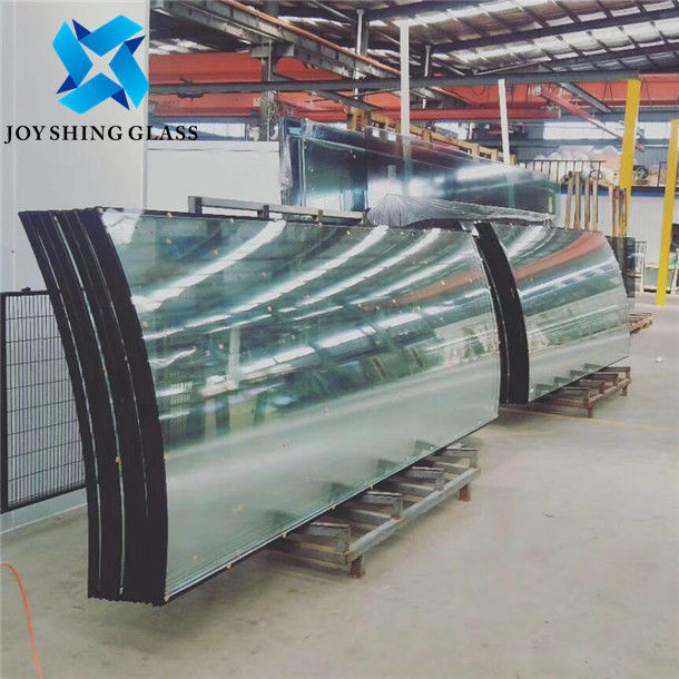 LOW E Safety Insulated Glass 3mm-25mm Tempered Bent Glass For Doors