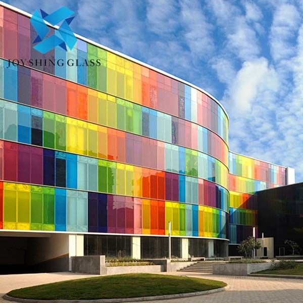 Colored Laminated Building Glass, Stained Reflective Laminated Glass Sheet