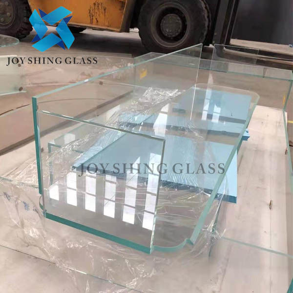 5mm Curved Tempered Glass For Shower Room Custom Toughened Glass Size Thickness