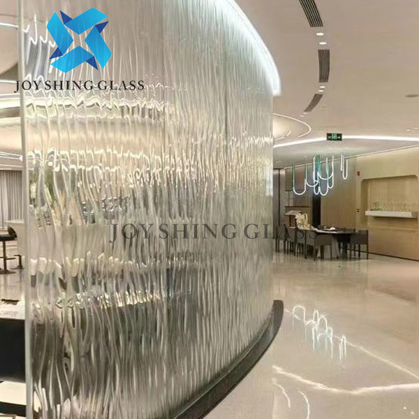 Customized Curved Hot Melt Glass Pattern Shape Color Size Thickness