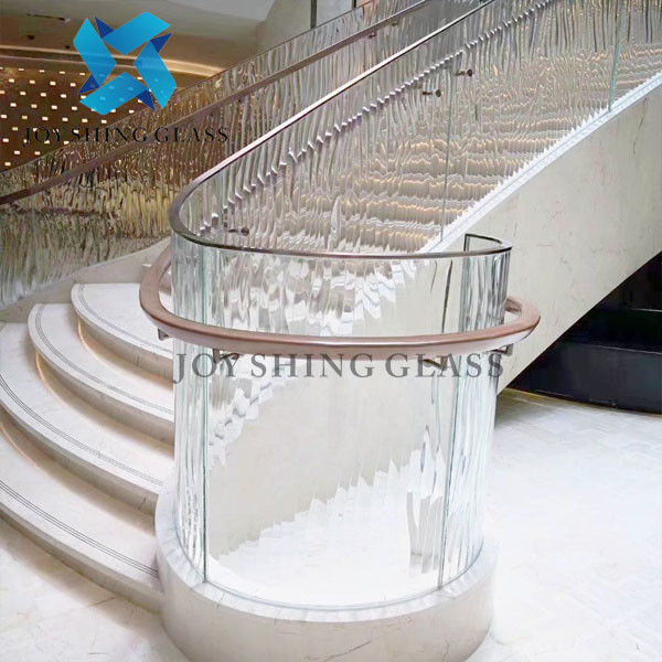 Customized Curved Hot Melt Glass Pattern Shape Color Size Thickness