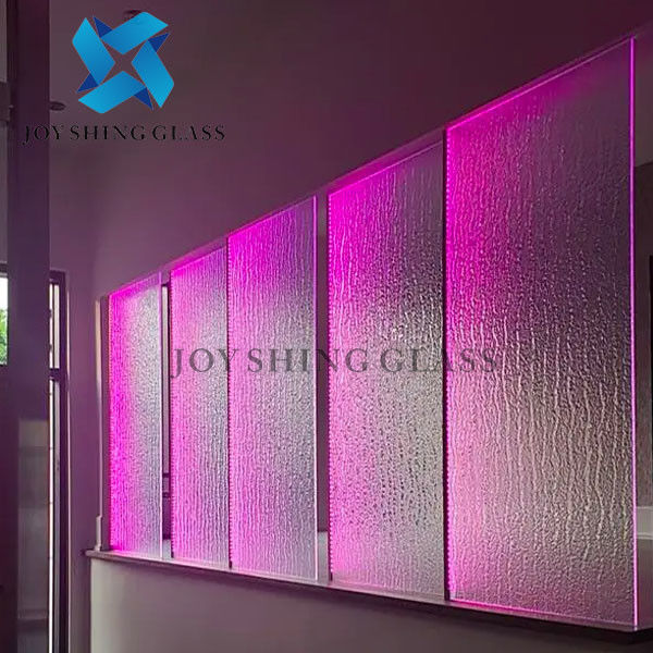 Customized Curved Hot Melt Glass Pattern Shape Color Size Thickness