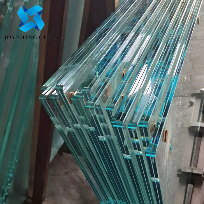 8mm Colorless Tempered Laminated Glass With 0.38mm Ultra Clear PVB Film