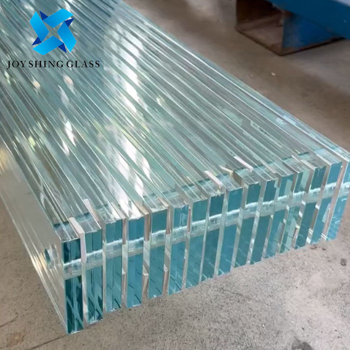 8mm Colorless Tempered Laminated Glass With 0.38mm Ultra Clear PVB Film