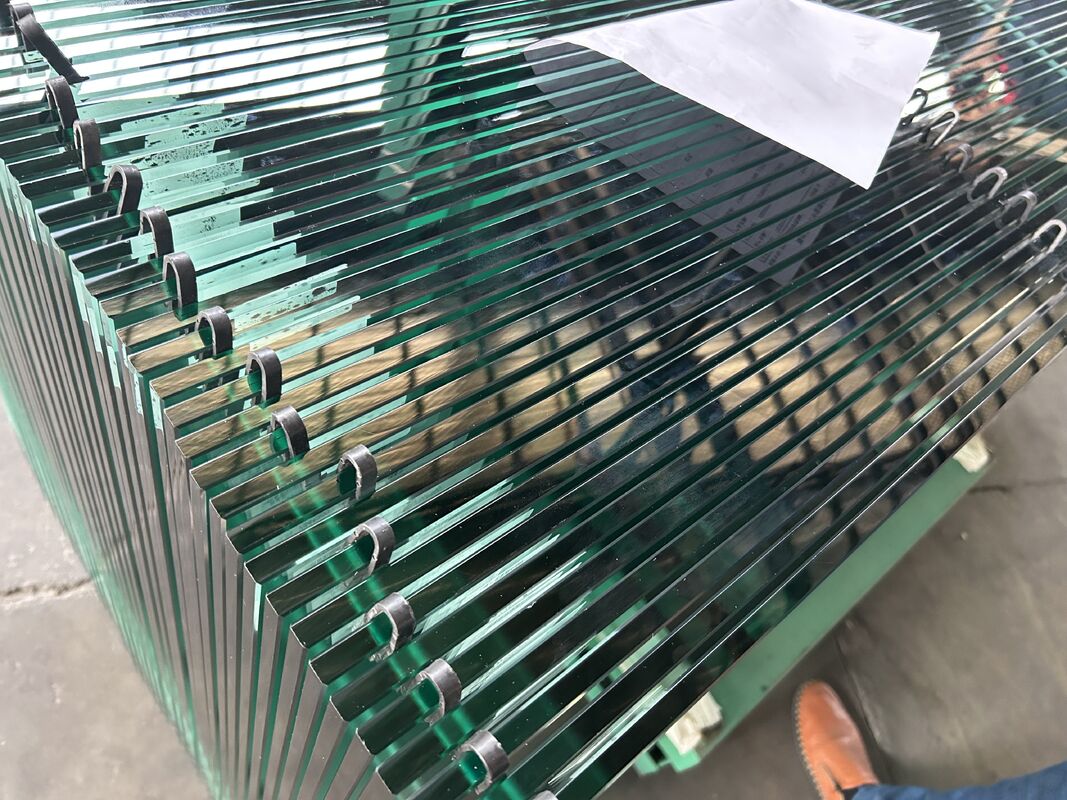 6mm/8mm/10mm Tempered Glass for Shower Door & Table Top - CE Certified, Custom Cut