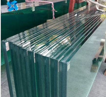 Building Laminated Glass Sheets Customized Ultra Clear Tempered Glass Construction