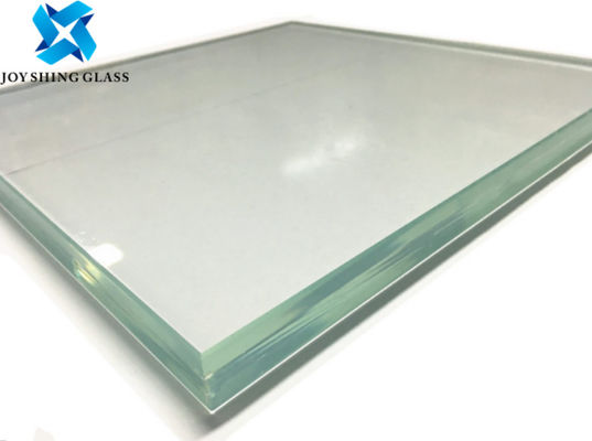 Construction Tempered Laminated Glass 8mm 12mm Ultra Clear UV Protection