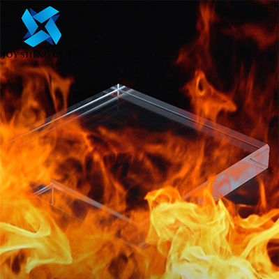 Borosilicate Fireproof Tempered Glass Sheets for Building / Furniture