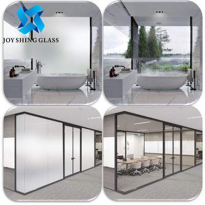 Self Adhesive PDLC Film Smart Glass , Electric Switchable Glass