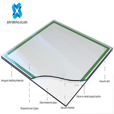 Window Vacuum Insulated Glass Flat / Curved Tempered LOW E Glass 25 Years Warranty