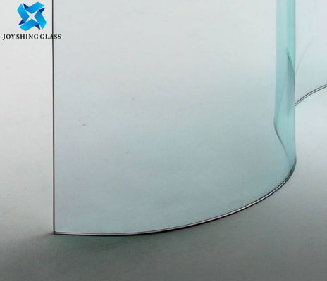 Building / Furniture Curved Tempered Glass Sheets 2mm-19mm Hot Bent Glass