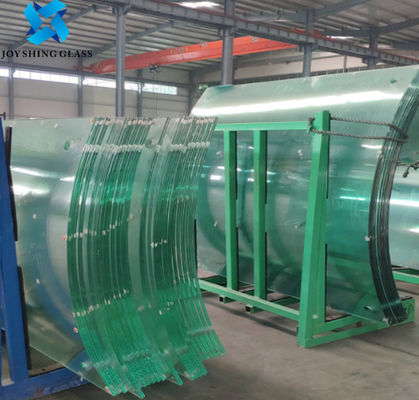 JOYSHING Bent Safety Toughened Glass ,Curved Tempered Glass for Balustrade