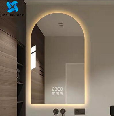 LED Backlit Bathroom Mirror Anti Fog Full Length Mirror Customization