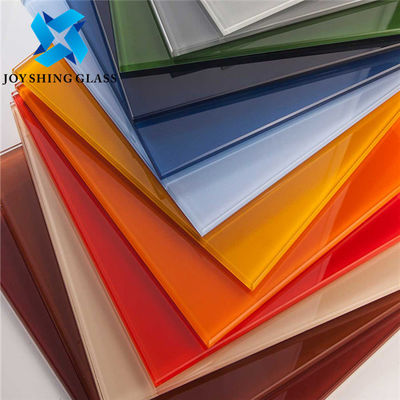 3mm-12mm Colored Tempered Glass Sheets Silkscreen Printed Glass