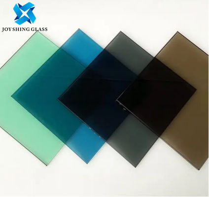 Reflective Tinted Float Glass Bronze Dark Blue Green Grey Euro Gray For Decoration