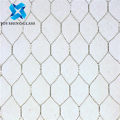 Metal Mesh Laminated Float Glass 1mm-19mm Soundproof UV Protection