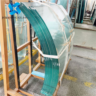 6mm Clear Curved Tempered Glass 1/4 Inch Bent Toughened Glass