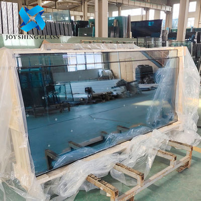 Customized Blue Grey Tinted Insulated Glass For Curtain Walls