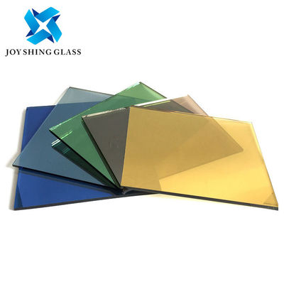Euro Grey Reflective Tempered Glass 4mm Light Grey Coated Toughened Glass