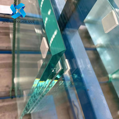 Customized 12mm Extra Clear Toughened Glass Balustrade Shapes