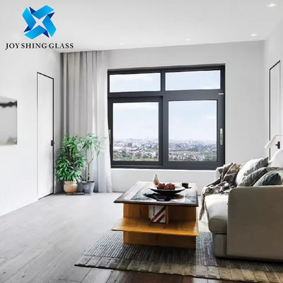 Soundproof Thermal Break Aluminum Sliding Window With Aluminum Mesh