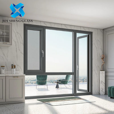 UPVC Casement Windows With Mesh 60 Series UPVC Windows