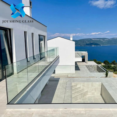 Customized 15mm Ultra Clear Frameless Toughened Glass For Varanda
