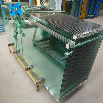 Customized 12mm Transparent Toughened Glass For Bathroom Doors