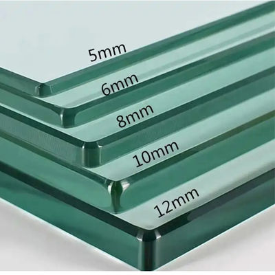 2 3 4 5 6 8 10 12mm Tempered Laminated Bend Low-E Toughened Low Iron Heat Soaked Glass