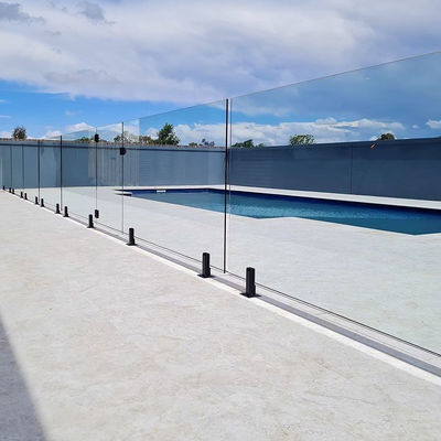 Designer Frameless Pool Glass 12mm Thick Toughened Glass